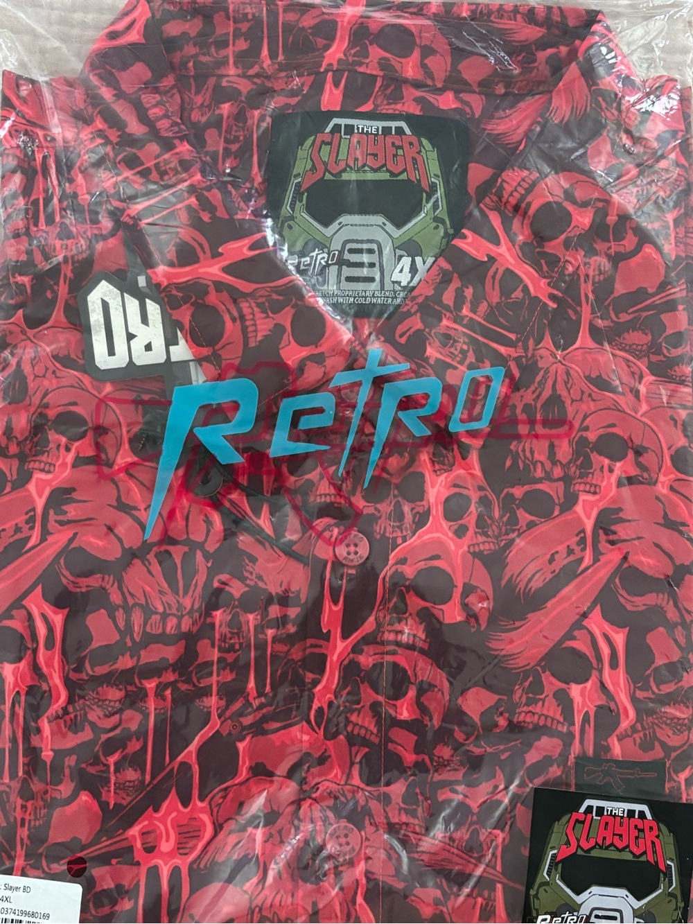Retro Rifle Slayer Button Down - 4XL - Picture 9 of 10